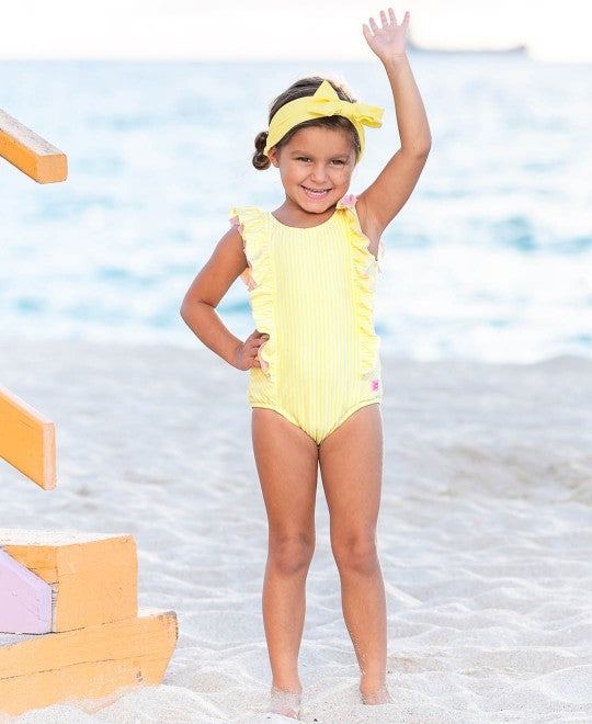 Cute yellow outlet swimsuits