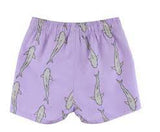 Jawsome Gray Swim Trunks