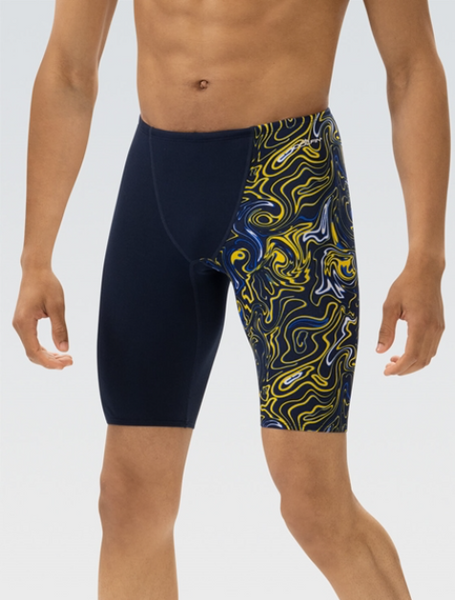 Reliance Forcefield Navy/Gold Asymmetrical Men's Jammer