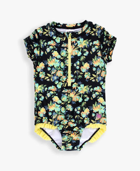MILLER EXCLUSIVE PRINT: Midnight Garden Girl’s Swim Suit