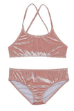 Araliya Cross Back Bikini Set Girl Swim Suit