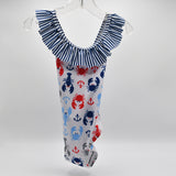 Crabby Ruffle One Piece Girl Swim Suit