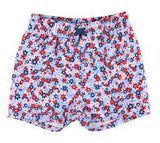 Red White and Bloom Swim Trunks